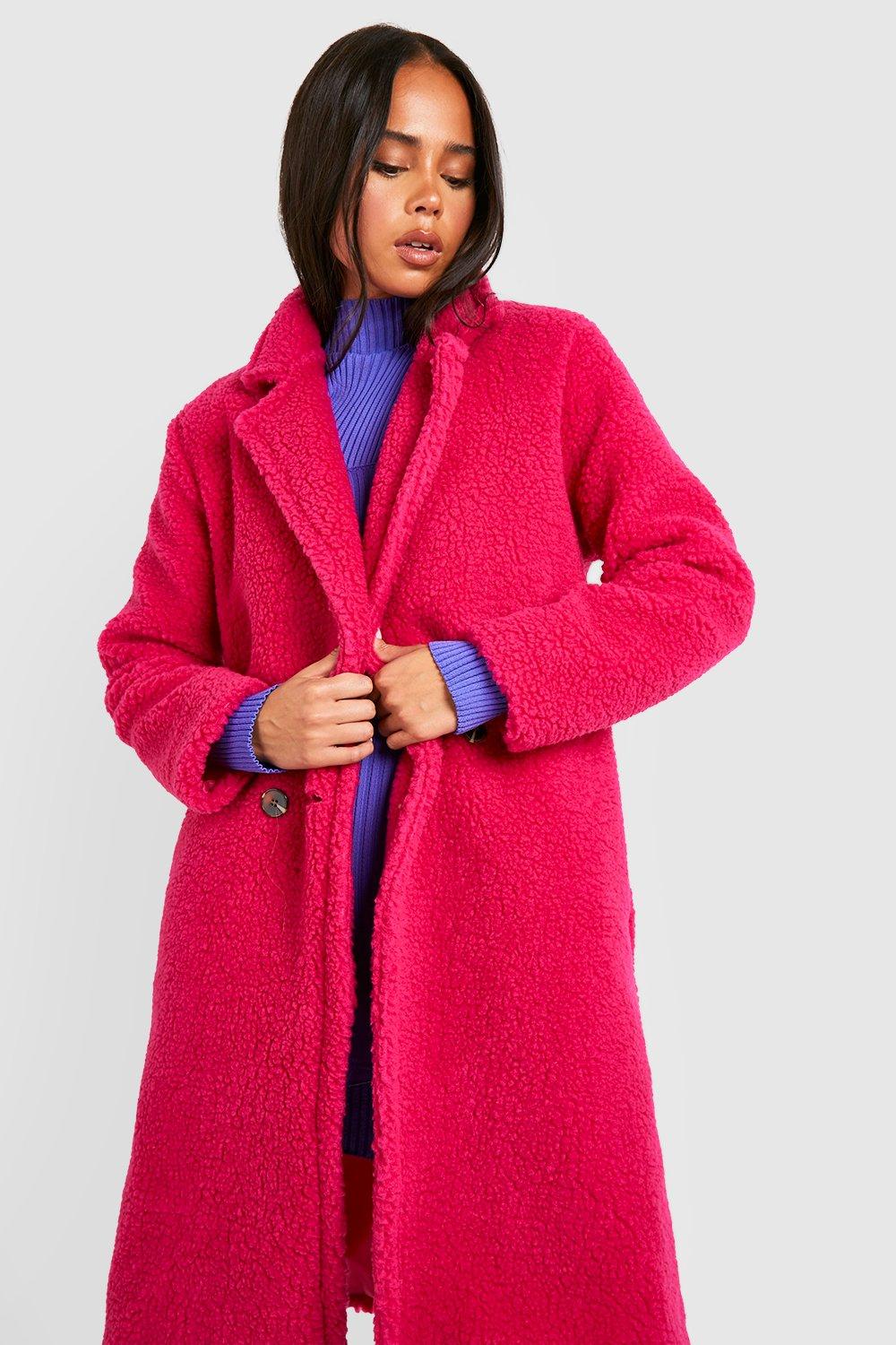 Pink petite clearance coat